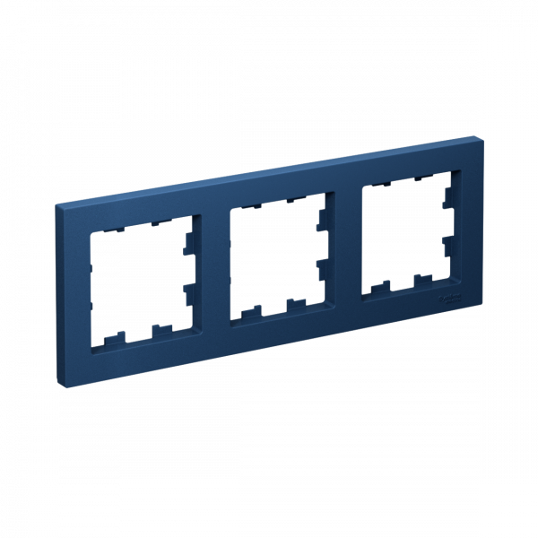 ATLASDESIGN рамка трехпостовая, универсальная, АКВАМАРИН