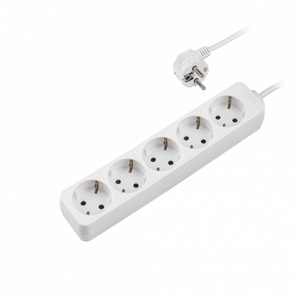 Удлинитель бытовой ФАZА FTG-05-150 5x1,5 с заземлением