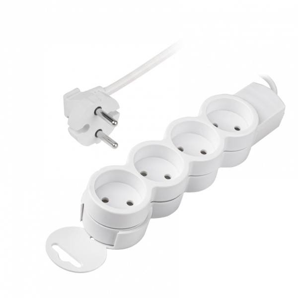 Удлинитель бытовой ФАZА FX-04-300 4x3,0, 10А