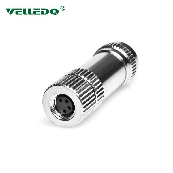 Соединитель кабельный M8P-F04T (розетка)