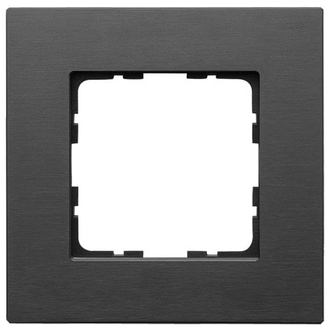 Рамка 1-постовая, алюминий Black