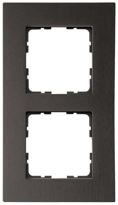 Рамка 2-постовая, алюминий Brown