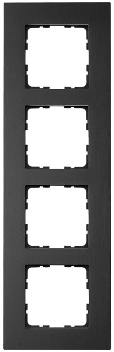 Рамка 4-постовая, алюминий Black