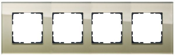 Рамка 4-постовая, стекло Champagne Gold