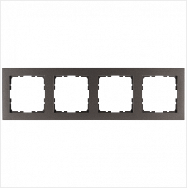 Рамка G-Classic 4-постовая, цвет Мокко