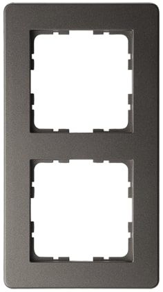 Рамка G-Flex 2-постовая, цвет Мокко