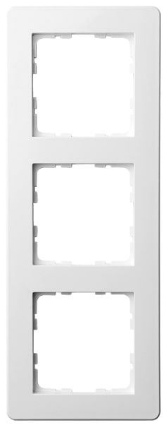 Рамка G-Flex 3-постовая, цвет белый глянцевый