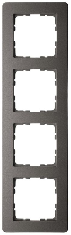 Рамка G-Flex 4-постовая, цвет Мокко