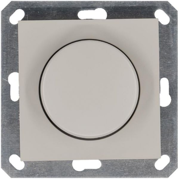 Диммер LED с накладкой 30-400W, 1gang 2way, цвет Тауп