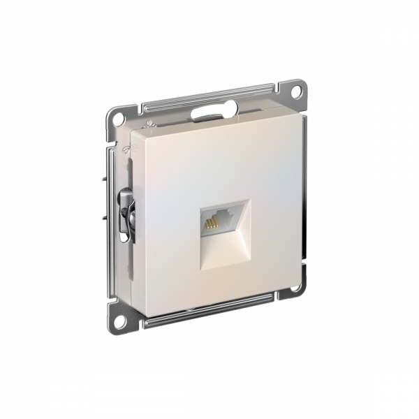 Розетка ATLASDESIGN телефонная RJ11 механизм жемчуг