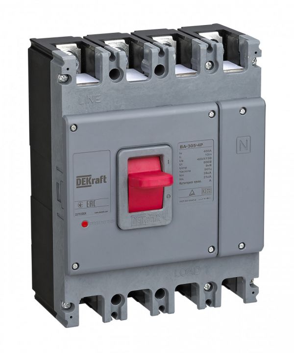 Силовой автоматический выключатель 4P 315А 35кА ВА-305