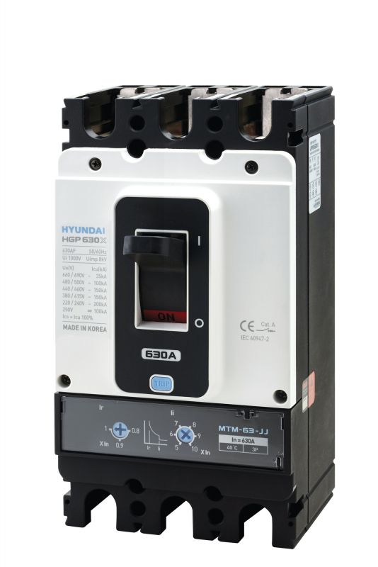 G-MCCB (STANDARD),630AF,F-TYPE,3 POLE,Electronic Display,FRONT CONNECTION,AUX 1C,NO OPTION,AC 50/60HZ,630A,STANDARD,STANDARD