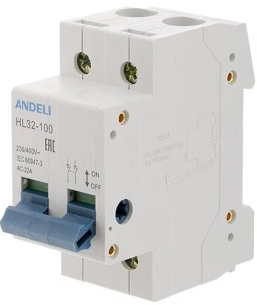 Выключатель нагрузки HL32-100 2P 40A
