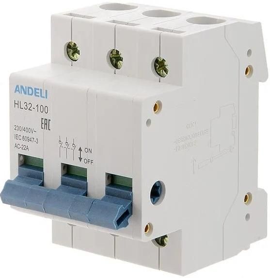 Выключатель нагрузки HL32-100 3P 25A