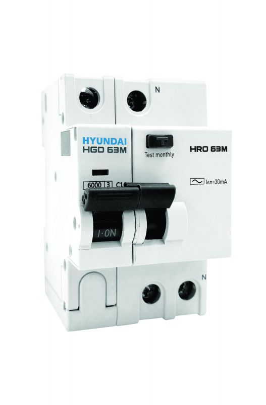 Выключатель автоматический дифференциального тока 1П+N 20А 30мА 6кА HRO