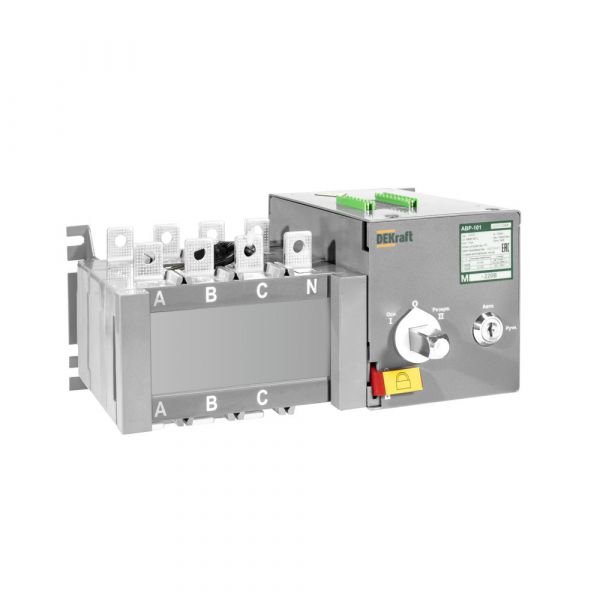 АВР на реверсивный выключатель-разъединитель и мотор приводом 125A, 3P, 10кА АВР-102