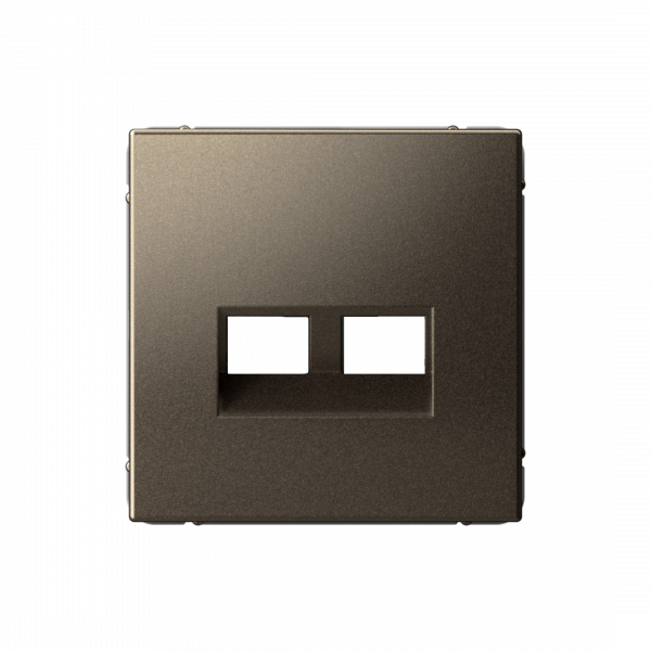 ARTGALLERY НАКЛАДКА двойная для информационных функций типа Keystone, МОККО