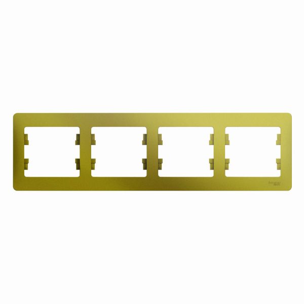 GLOSSA рамка 4-постовая горизонтальная фисташковый