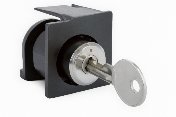 Блокировка встраиваемым замком в положении ''ОТКЛ'' К11 ВАВ-М/Р для аппаратов ВАВ-М и ВАВ-С 2500AF