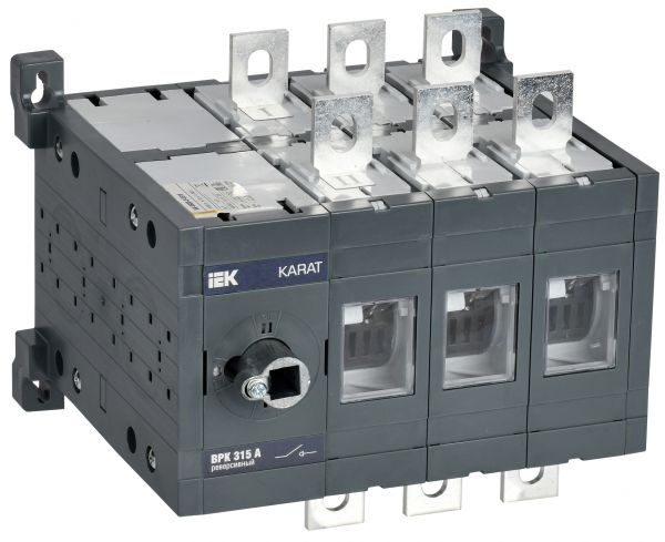Выключатель-разъединитель ВРК реверсивный без рукоятки управления 3P 315А KARAT