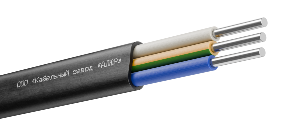 Кабель АВВГ-П 3х6.0 ок(N РЕ)-0.66