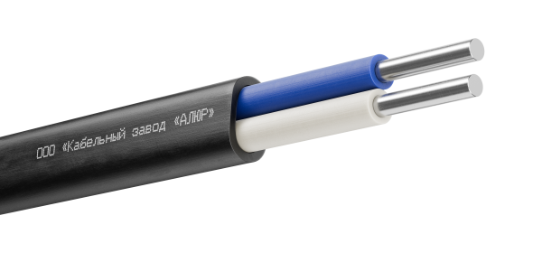 Кабель силовой АВВГ 2х6 (N)-0.660 плоский однопроволочный