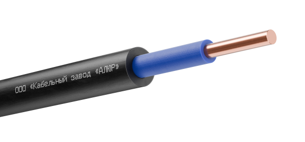 Кабель силовой ВВГнг(А)-LS 1х6 ок(N)-0.66 С бух (ВНИИКП)