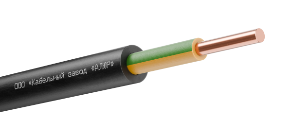 Кабель силовой ВВГнг(А)-LS 1х10 ок(PE)-0.66 ж/з бар (ВНИИКП)