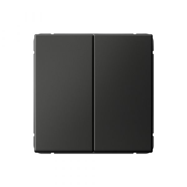 ARTGALLERY 2-клавишный переключатель, сх.6/2, 10АХ, механизм, базальт