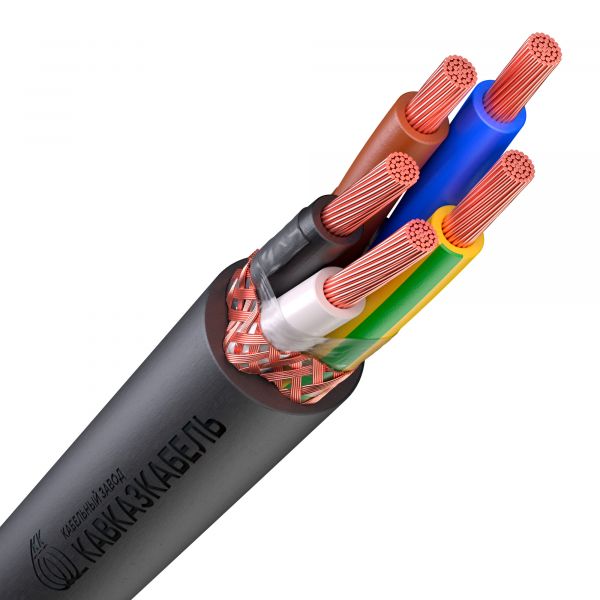 Кабель силовой КГВЭВ 5х70(N,PE)-1 ТРТС