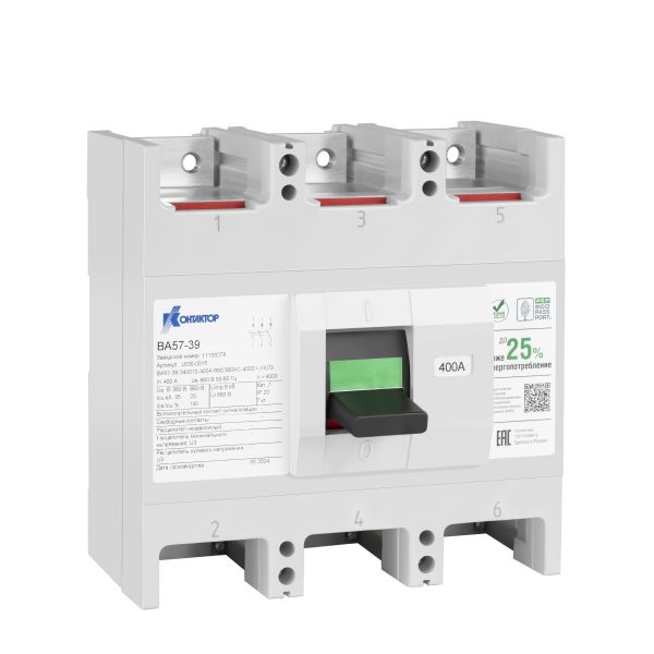 Выключатель автоматический ВА57-39-344710-250 А-660/380 AC-2500 А-НР24DC-1З2Р-ВКС