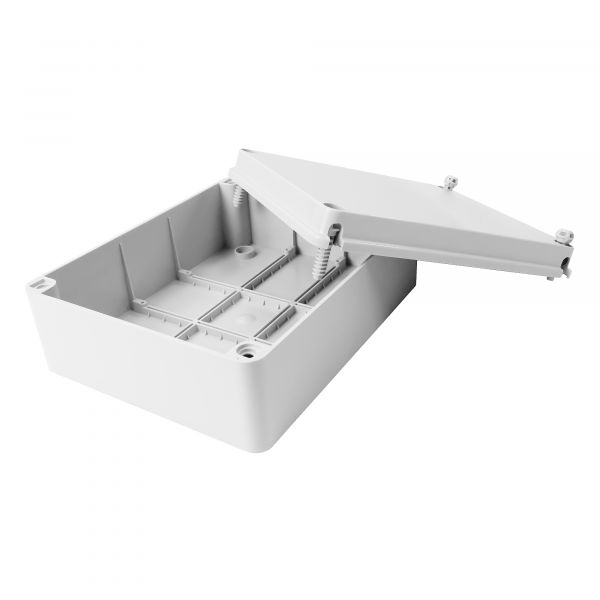 Коробка распределительная без отверстий с крышкой  IP67  250x200x90мм  KP-2520/KLR