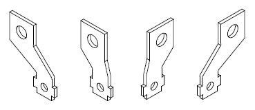 DPX?/DRX 250 HP Полюсные расширители 4П