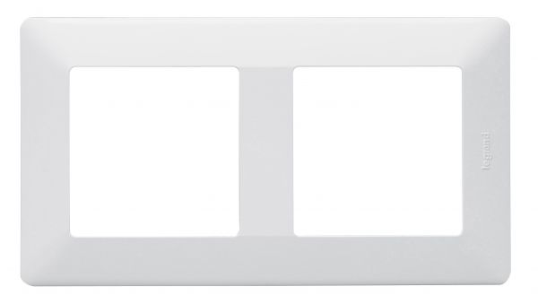 Valena LIFE Рамка 2 поста белая универсальная