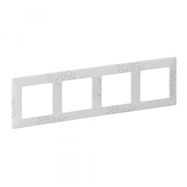 Valena LIFE Рамка 4 поста Эл грей универсальная
