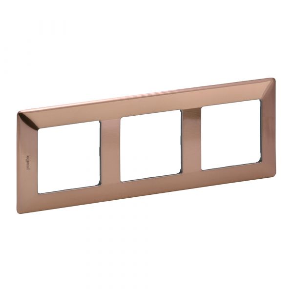 Valena LIFE Рамка 3 поста медь универсальная