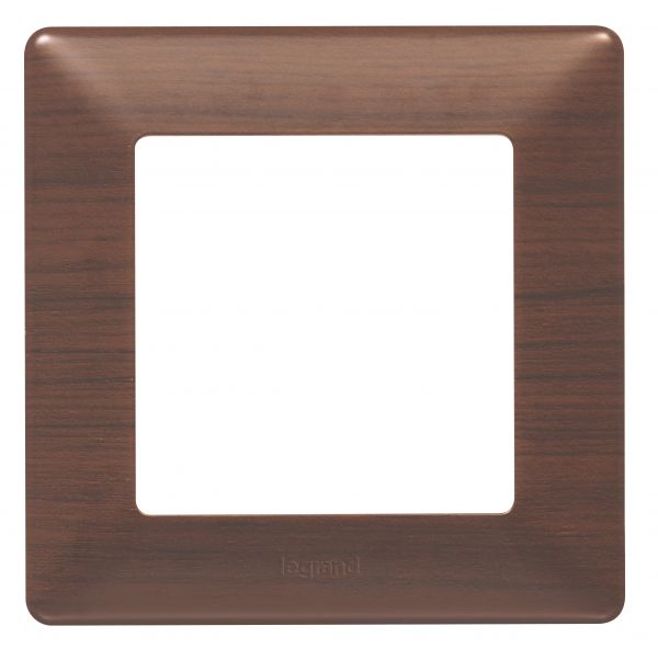 Valena LIFE Рамка 1 пост темное дерево универсальная