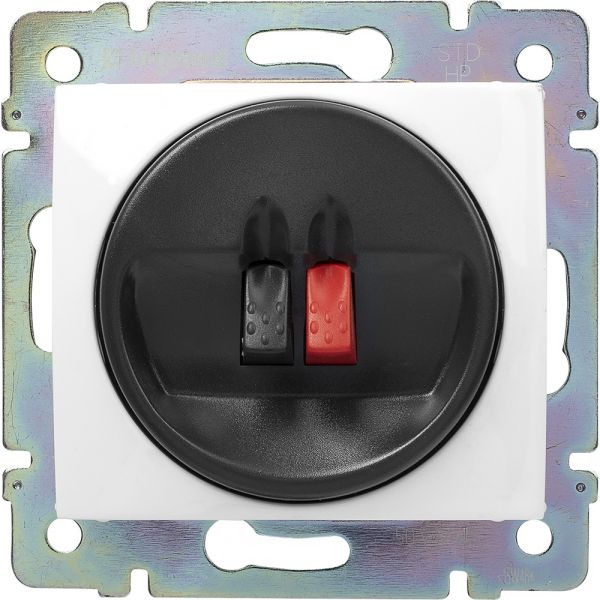 VALENA Розетка акустическая белая