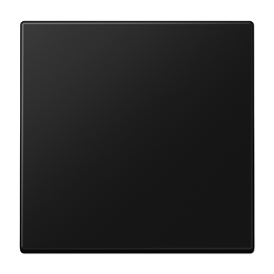 Клавиша для балансирных выключателей, дюропласт, черный матовый