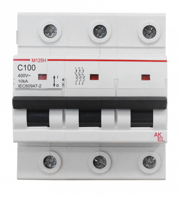 Выключатель автоматический ВА47-M125H-3P-C100-AC 3P/100A/C/10кА