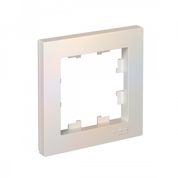 Рамка однопостовая ATLASDESIGN жемчуг