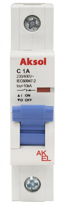Выключатель автоматический ВА47-MCB-H-AKSOL-1P-C10-AC 1P/10A/С/10кА