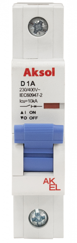 Выключатель автоматический ВА47-MCB-H-AKSOL-1P-D6-AC 1P/6A/D/10кА