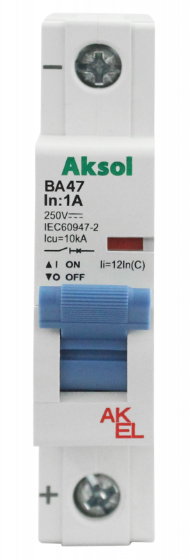 Выключатель автоматический ВА47-MCB-H-AKSOL-1P-C50-DC 1P/50A/С/10кА