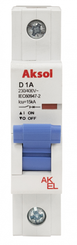 Выключатель автоматический ВА47-MCB-L-AKSOL-1P-D50-AC 1P/50A/D/15кА
