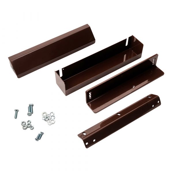 Комплект монтажный MK 200-IN для крепления замка, коричневый