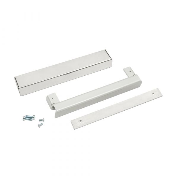 Комплект монтажный MK 400S-GL для монтажа замка ALM-400S на стеклянные двери, нерж.