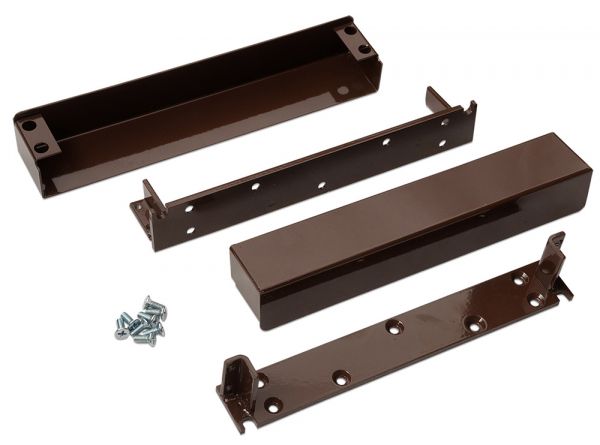 Комплект монтажный MK 700S для крепления замка, коричневый