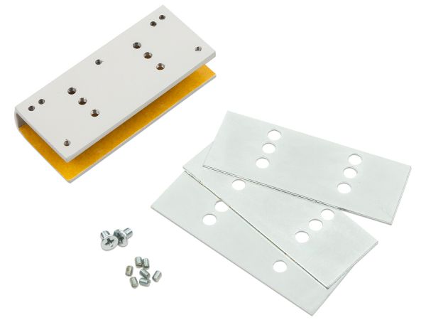 Комплект монтажный MK AL-250UZ-Glass для крепления корпусной и якорной части замка AL-250UZ, серый