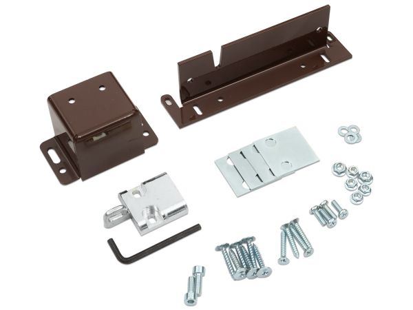 Комплект монтажный MK AL-250UZ для крепления корпусной и якорной части замка AL-250UZ, коричневый